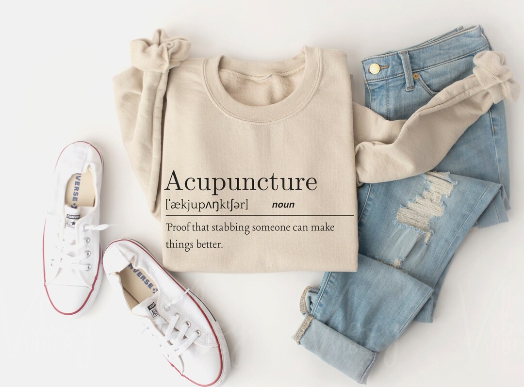 Funny Acupuncture Definition Sweater Gift for Acupuncturist Etsy