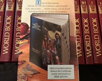 The World Book Encyclopedia Set 1988 MISSING 1 & 8 Volumes