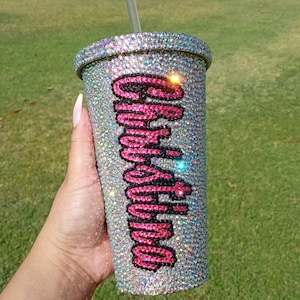Personalized Bling 19oz Stainless Steel Tumbler