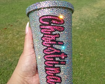 Personalized Bling 19oz Stainless Steel Tumbler