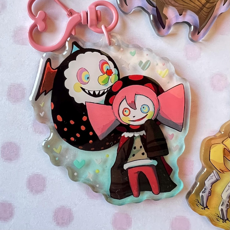 PMMM Madoka Magica Acrylic Epoxy 2'5 Inch Keychain Charm | Madoka ...