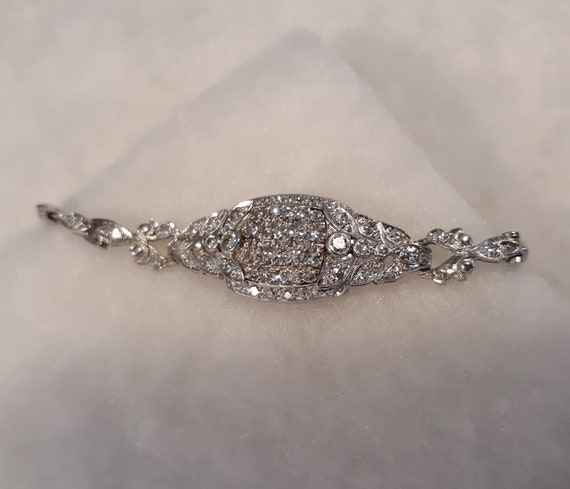 Exquisite Vintage Diamond Bracelet in Perfect Con… - image 5