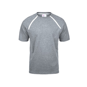 Men&#39;s Chest Port Access Infusion Shirt - ComfyChemo® - Short Sleeve Grey