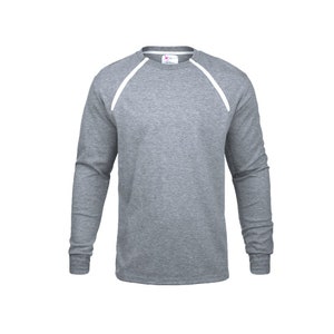 Men&#39;s Chest Port Access Infusion Shirt - ComfyChemo® - Long Sleeve Grey