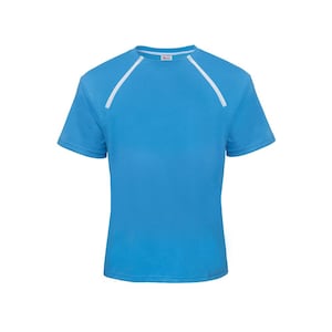 Men&#39;s Chest Port Access Infusion Shirt - ComfyChemo® - Short Sleeve Blue