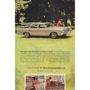 Vista Cruiser by Oldsmobile - Colour 1964 Vintage Print Ad