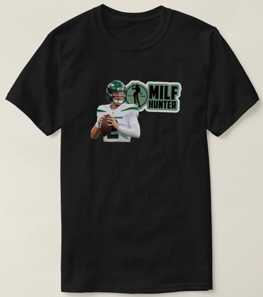 Zach Wilson New York Jets Milf Hunter T-shirt Apparel -  Canada