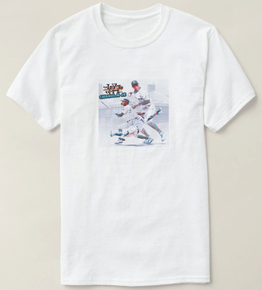 MLB Miami Marlins (Jazz Chisholm Jr.) Men's T-Shirt.