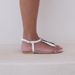 White Flat sandals, Wedding sandals,  Bridesmaids Sandals, white sandals for wedding, beach wedding sandals, Gold Sandals, bridal shoes
