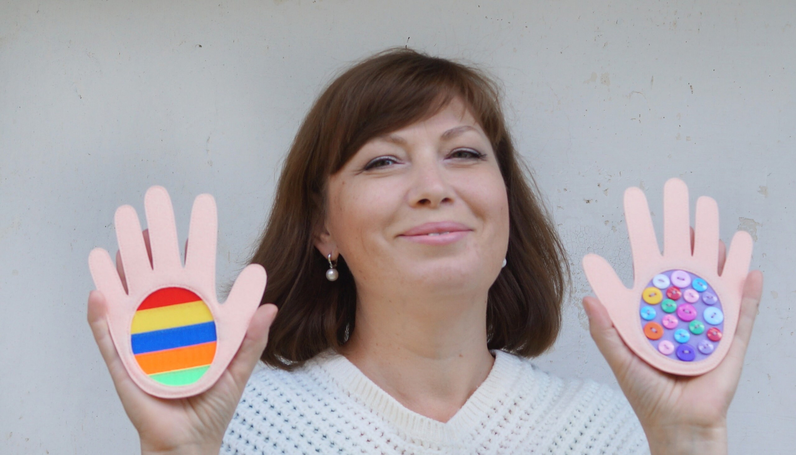 Set Tactile Touch Cards, Felt Toys for Small Children and People With