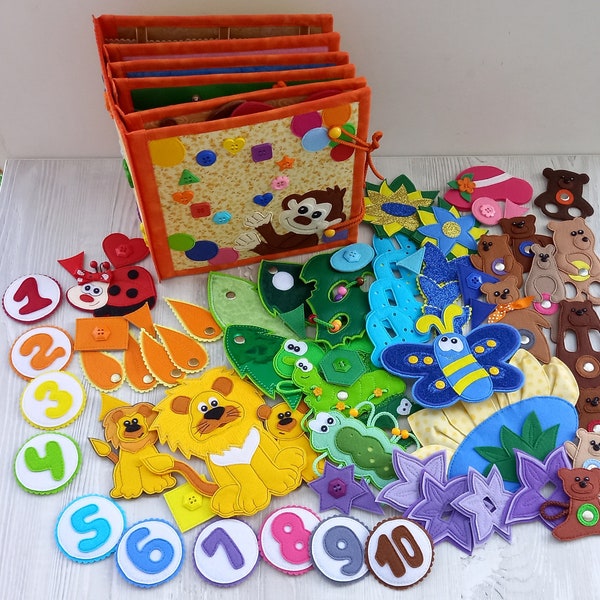 Montessori Felt Book Etsy