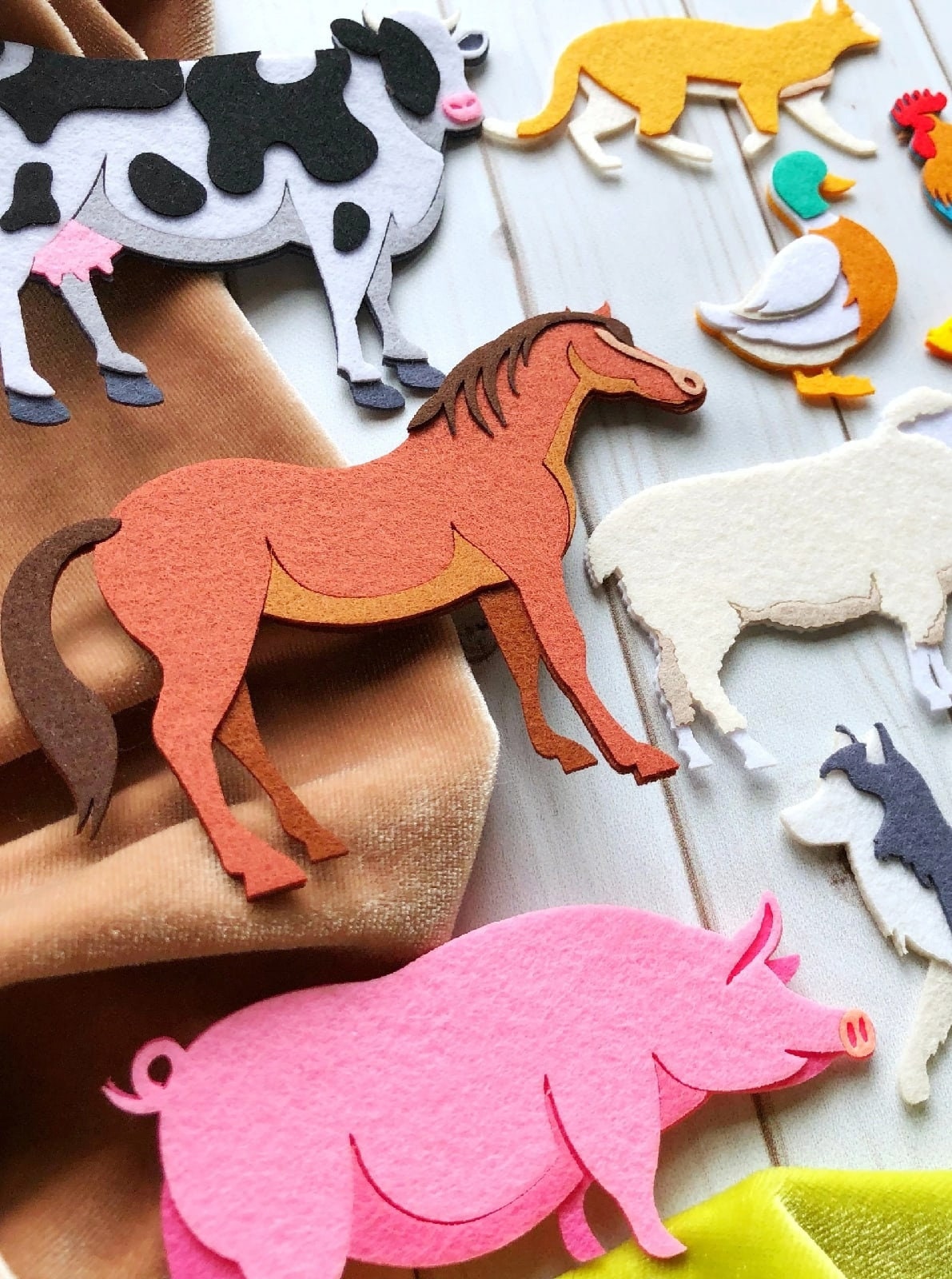 Laser Cut Details Pets Felt Board Pattern Needlework Felt Etsy