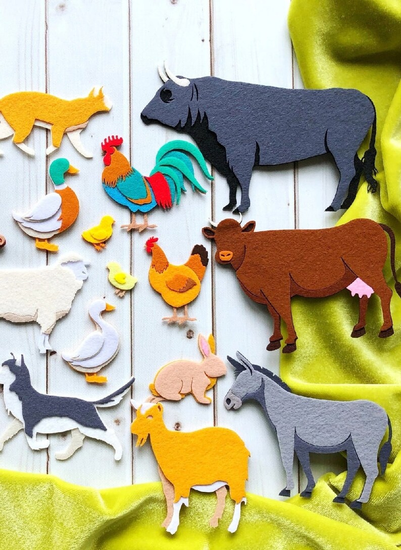 Laser Cut Details Pets Felt Board Pattern Needlework Felt Etsy