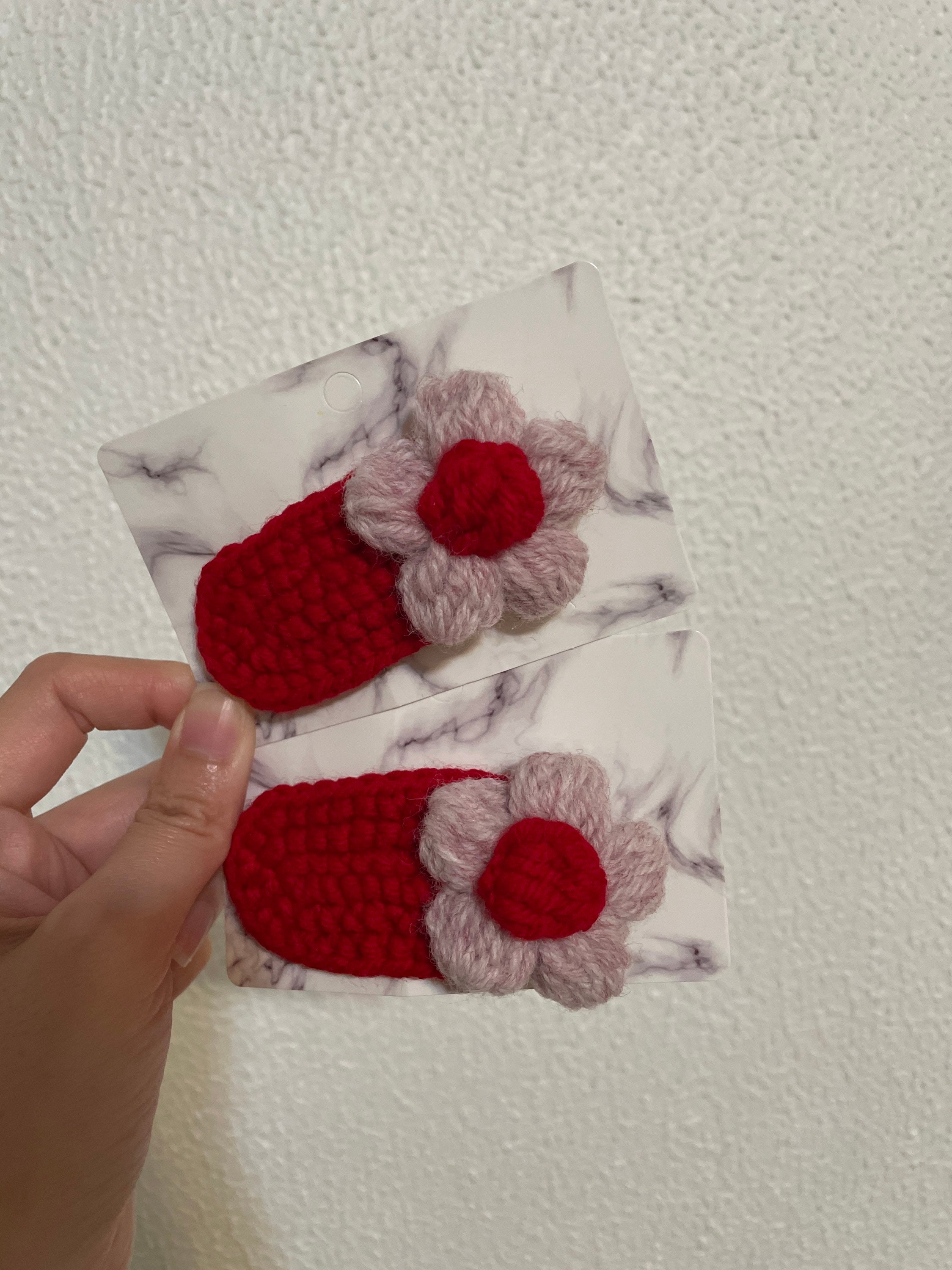 Dropship Handmade Wool Crochet Candy Hair Clips to Sell Online at a Lower  Price