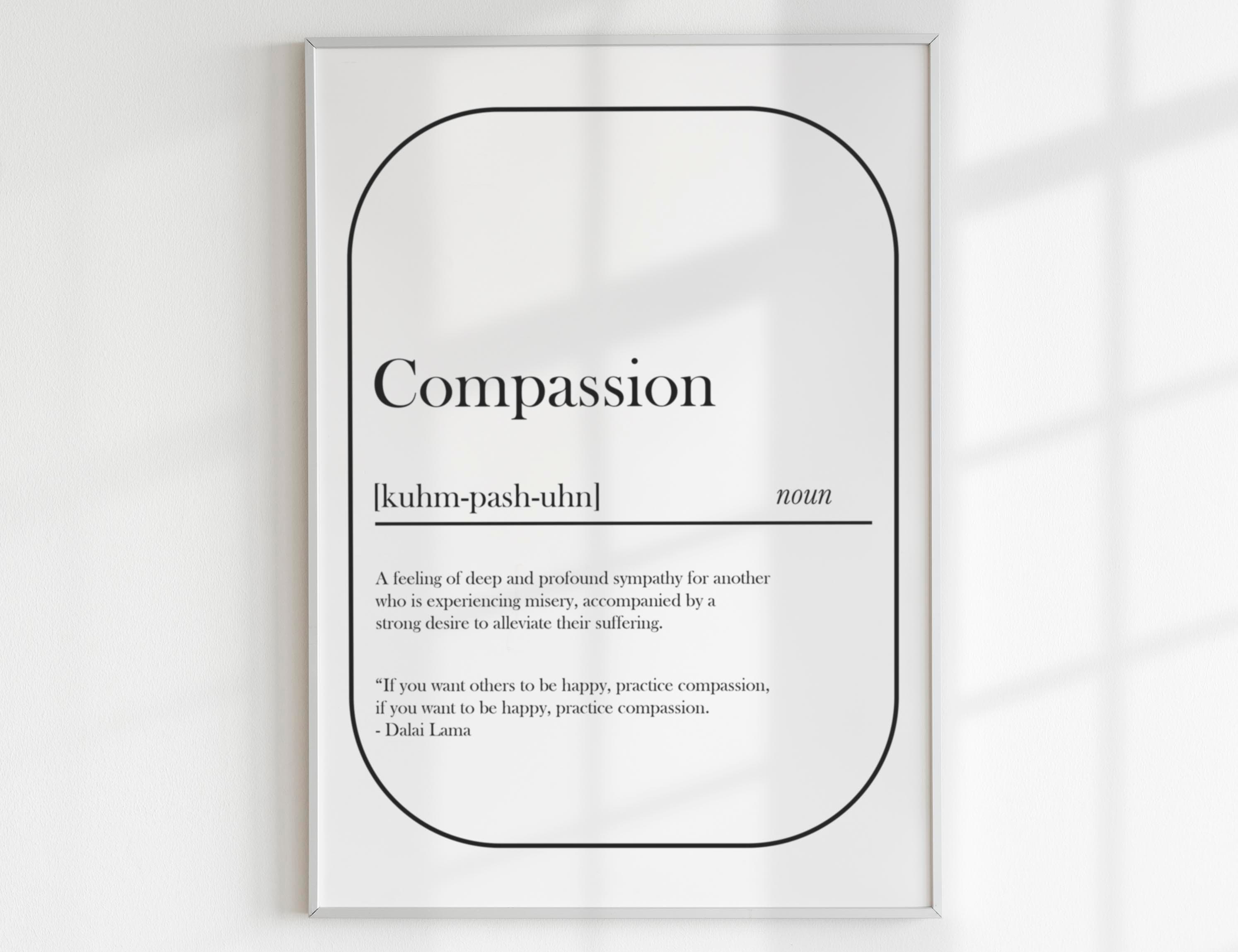 Compassion Definition Digital Download Etsy Canada