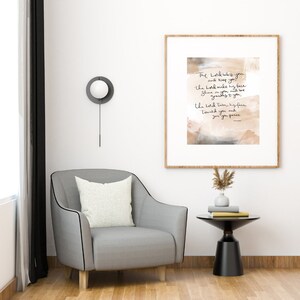 The Lord Bless you digital print