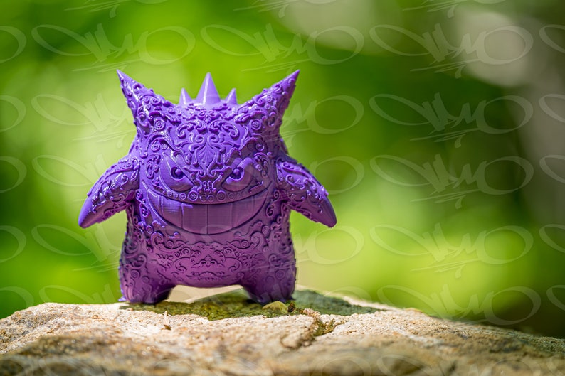 Ornamental Gengar 3D Printed Figure Etsy