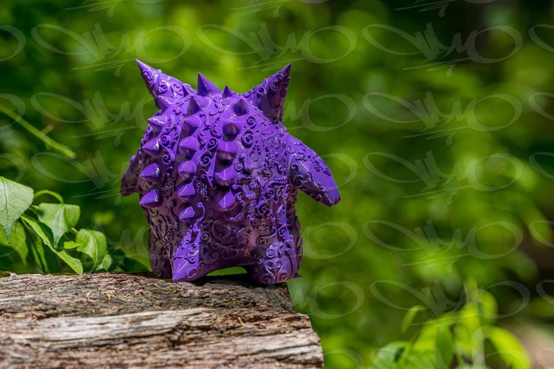 Ornamental Gengar 3D Printed Figure Etsy