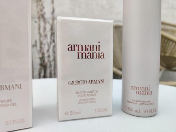 Armani Mania for Women 30ml EDP SEALED + Bath and Shower Gel + Deo