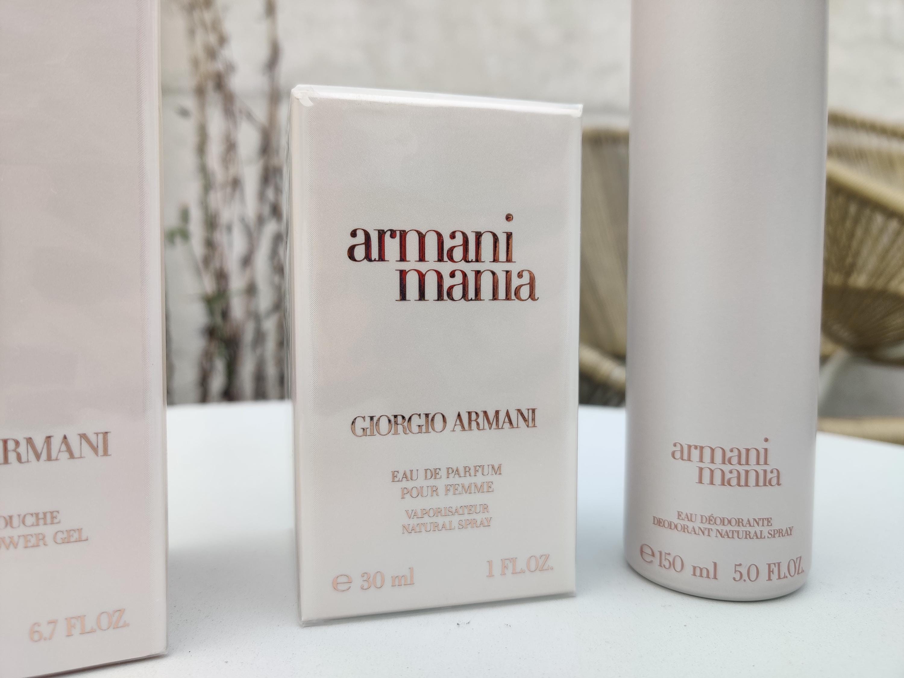Armani Mania for Women 30ml EDP SEALED + Bath and Shower Gel + Deo