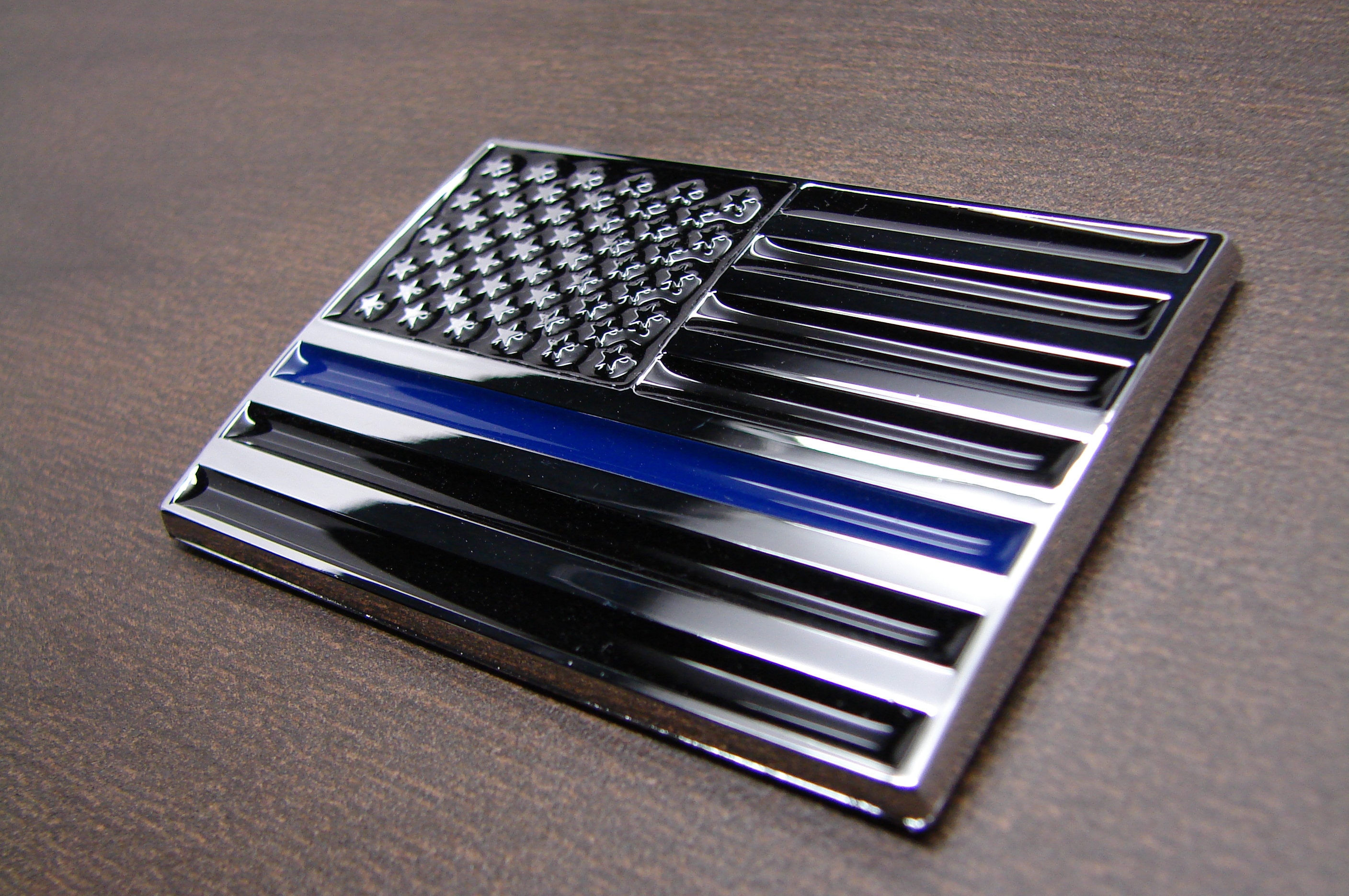 2 Pezzi Adesivi Creativi Sottile Linea Blu Rossa USA Bandiera Americana Decalcomania Auto Subdued Agente Di Polizia Decalcomania Adesivo Per Accessori Auto - Foto 7