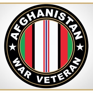 Afghan, AFGHANISTAN WAR VETERAN Metal Car Novelty License Plate Auto tag