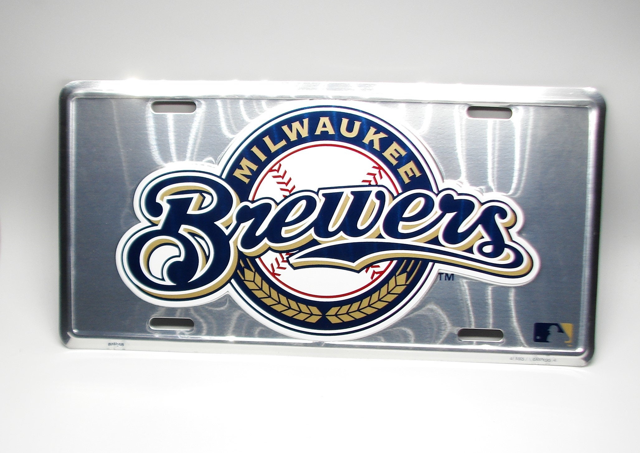 Mlb Milwaukee Brewers 3d Metal Emblem : Target