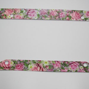 Rose Flowers NATURE FLORAL Design Aluminum Cover FRAME For Car License Plates