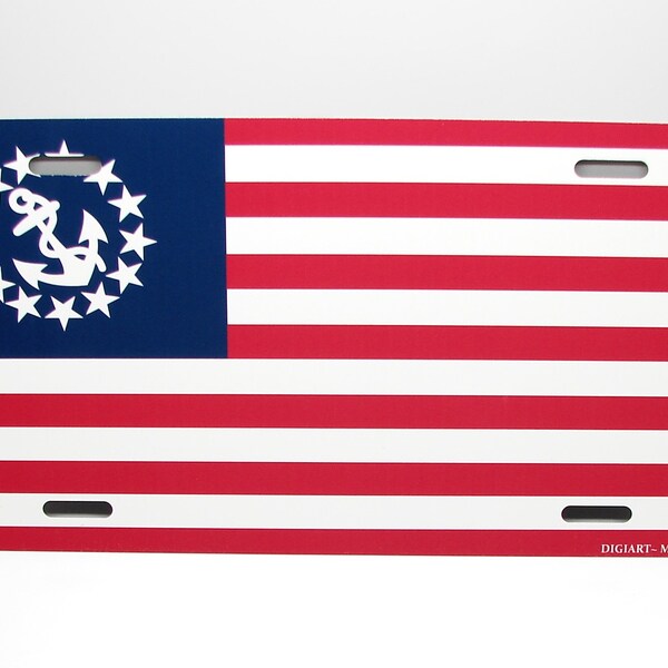 Nautical Flag License Plate Etsy