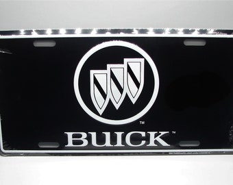 Officially Licensed GM BUICK Emblem 3D EMBOSSED Metal Car Novelty License Plate Auto tag