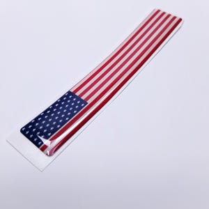 US AMERICA AMERICAN Flag 3D Epoxy Car Emblem Decal Sticker Flexible Durable Waterproof Highly Detailed Good Quality