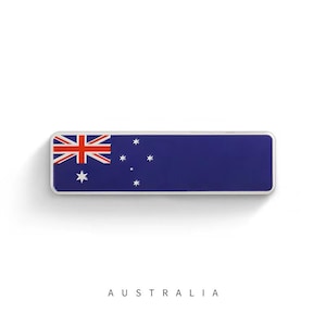 AUSTRALIA AUSTRALIAN AUSSIE Flag 3D Metal Aluminum Emblem Decal Sticker Badge
