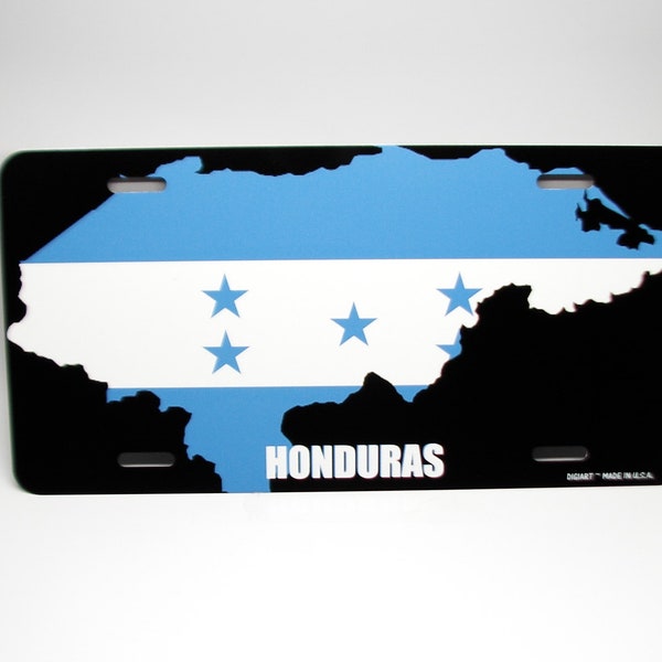 Honduras Car Plate Etsy