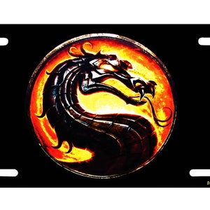 DRACHEN Metall Auto Nummernschild Auto Tag