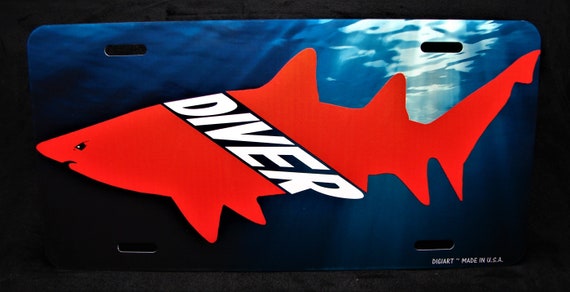 SCUBA DIVE FLAG Metal Car Novelty License Plate Auto Tag. Watersports,  Diver Flag, Salt Life, Fishing -  Canada