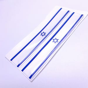 ISRAELL ISRAAELISCHE VLAG 3D epoxy auto-embleem sticker sticker set (2) flexibel duurzaam waterdicht zeer gedetailleerd goede kwaliteit