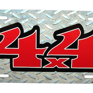 OFF ROAD 4x4 Metal Car Novelty License Plate For Truck Jeep Suv 4x4 Auto tag