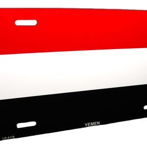 YEMENI YEMEN FLAG Metal Car Novelty License Plate Auto Tag