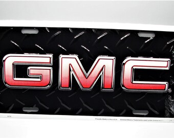 Gmc 3d License Plate - Etsy