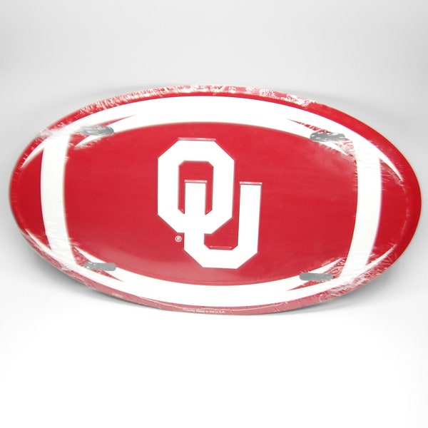 OKLAHOMA SOONERS 3D en relief plaque d'immatriculation de nouveauté de voiture en métal Université de l'Oklahoma