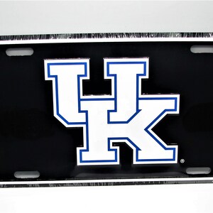 Officially Licensed UK University of Kentucky Wildcats 3D EMBOSSED Metal Car NOVELTY License Plate Auto tag