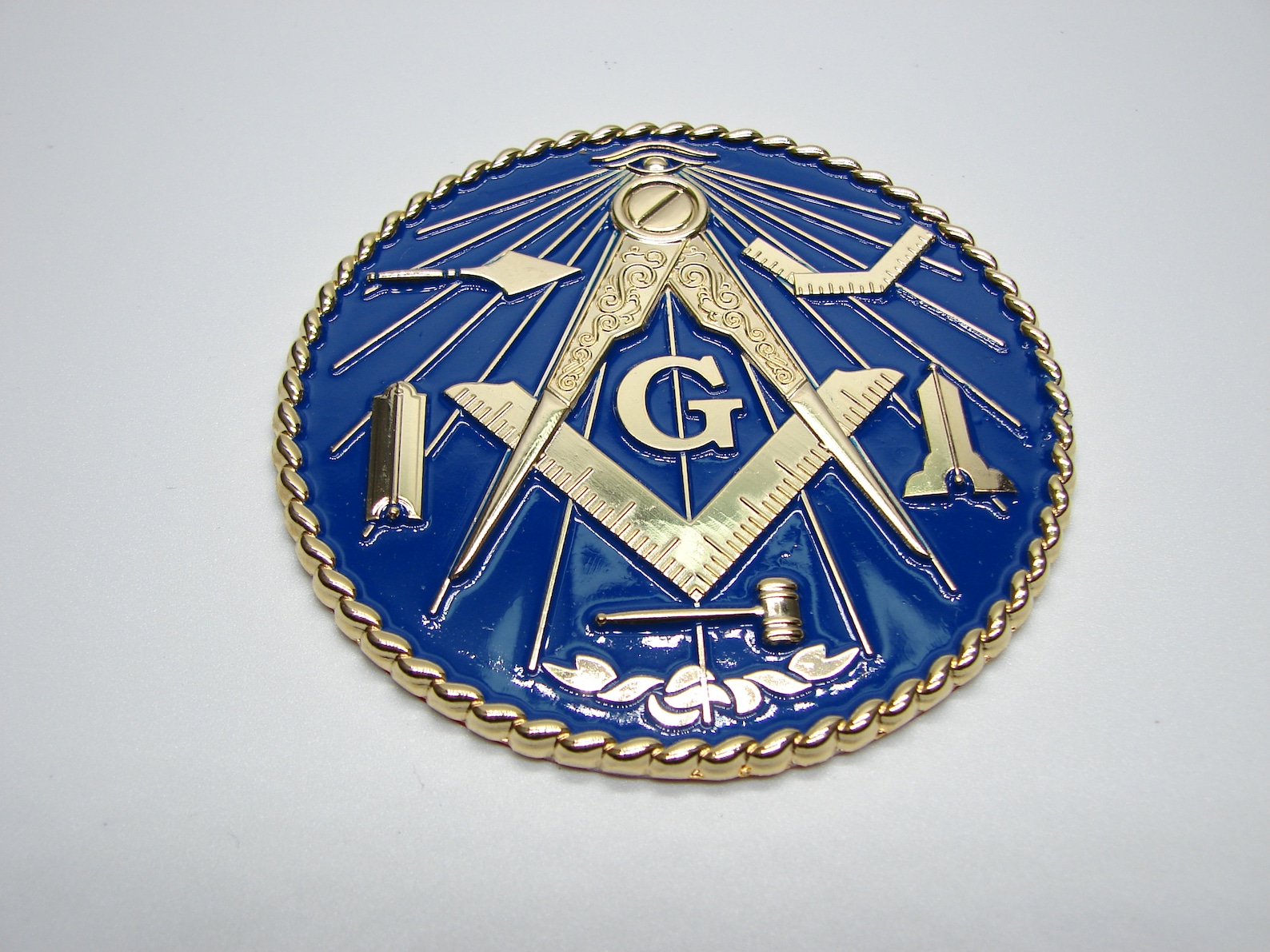 FREEMASON MASONIC 3D Car Emblem Heavy Duty Alloy Blue Enamel Etsy