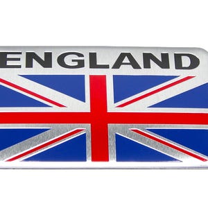 BRITAIN BRITISH, Union Jack, United Kingdom, UK, England Flag 3D Metal Aluminum Emblem, Decal, Sticker