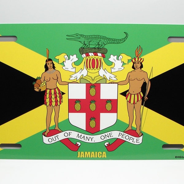 Jamaican License Plates Etsy
