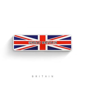 UK GREAT BRITAIN England British Flag English Flag Union Jack United Kingdom 3D Metal Aluminum Emblem Decal Sticker Badge