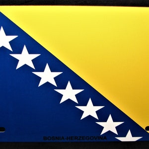 BOSNIAN BOSNIA HERZEGOVINA Metal Car Novelty License Plate Auto tag
