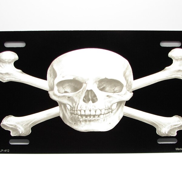 Licencia De Calavera De Aluminio Para Coche Y Camión ... - EBay