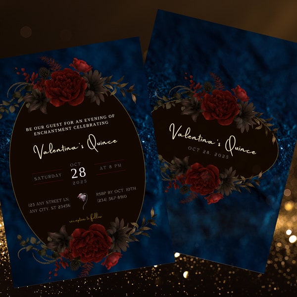 Beauty and the Beast Wedding Invitations - Etsy