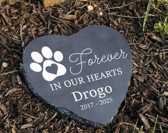 Personalized Pet Memorial Stone: Dog Loss Sympathy Gift SD-23