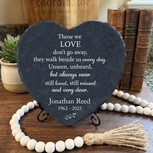 Personalized Memorial Stone: Sympathy Gift for Loss of Father SD-102